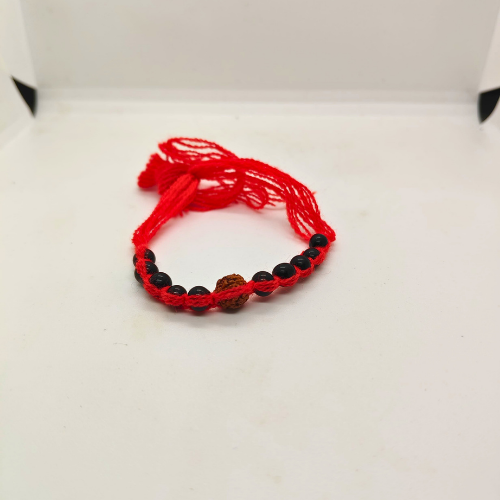 Rudraksha Bracelet with Black Beads