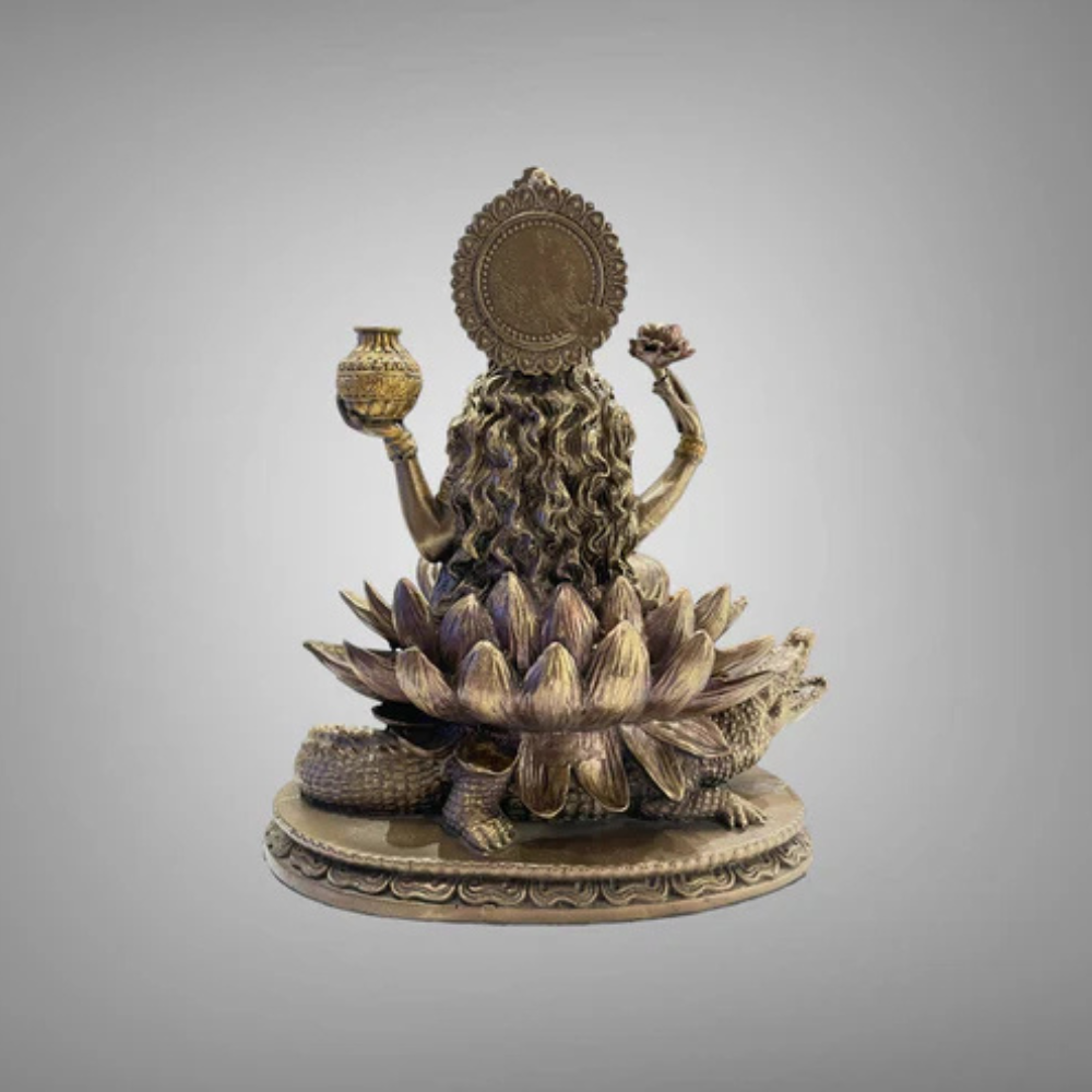 Brass Maa Ganga Statue (24 Inch) – Sacred River Goddess Temple Decor