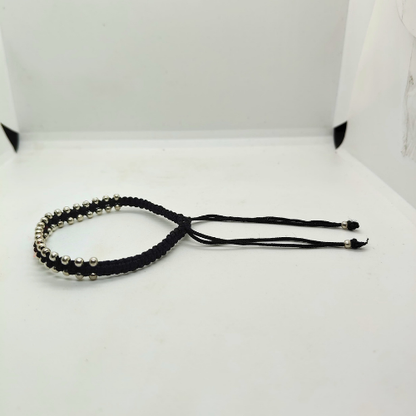Urban Luxe Silver Beads Bracelet