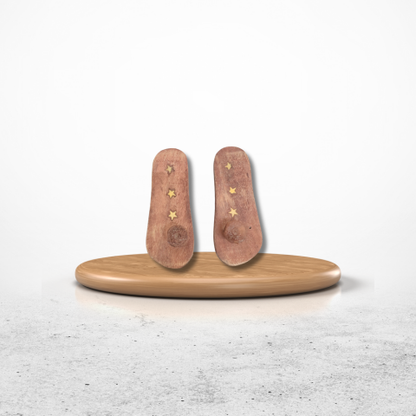 Pure Wooden Charan Paduka – Holy Temple Accessory