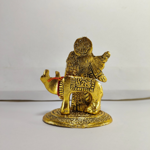 Radiant Krishna & Cow Blessing Statue