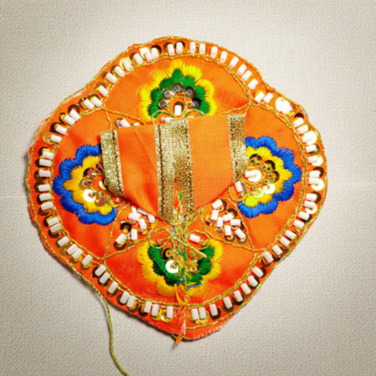 Divine Krishna Paushak – Traditional Round Embellished Dress