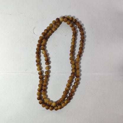 Sacred Amethyst Energy Crystal Mala – Unisex Spiritual Necklace