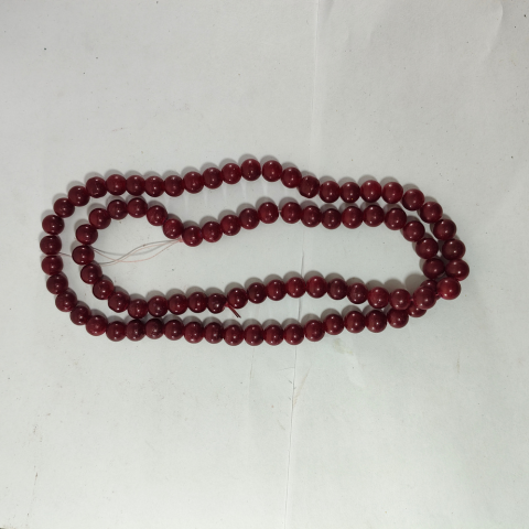Royal Crimson Crystal Mala – Energy & Protection