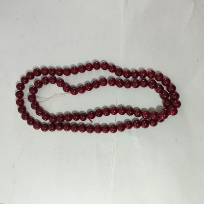 Royal Crimson Crystal Mala – Energy & Protection