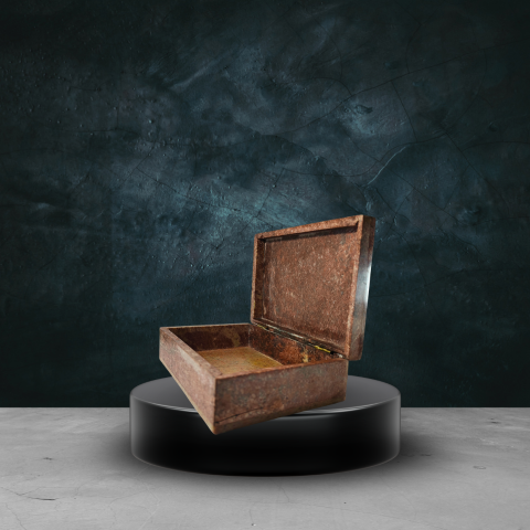 Royal Handcrafted Floral Stone Box