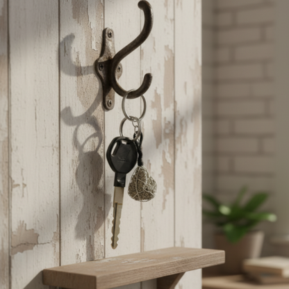 Fortune Magnet Pyrite Stone Keyring