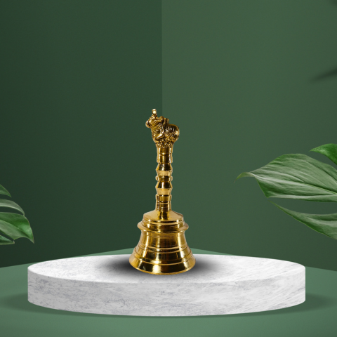 Divine Shree Brass Ghanti – Call of Devotion & Blessings