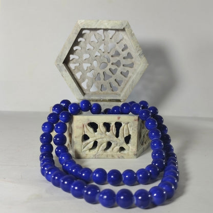 Celestial Blue Energy Necklace – Healing & Positivity