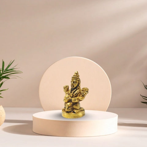 Shubh Vidya Dayini Saraswati Brass Idol
