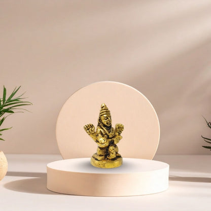 Shubh Vidya Dayini Saraswati Brass Idol