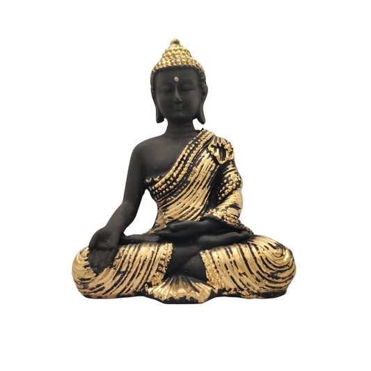 Meditating Buddha Idol in Bhumisparsha Mudra for Home Decor