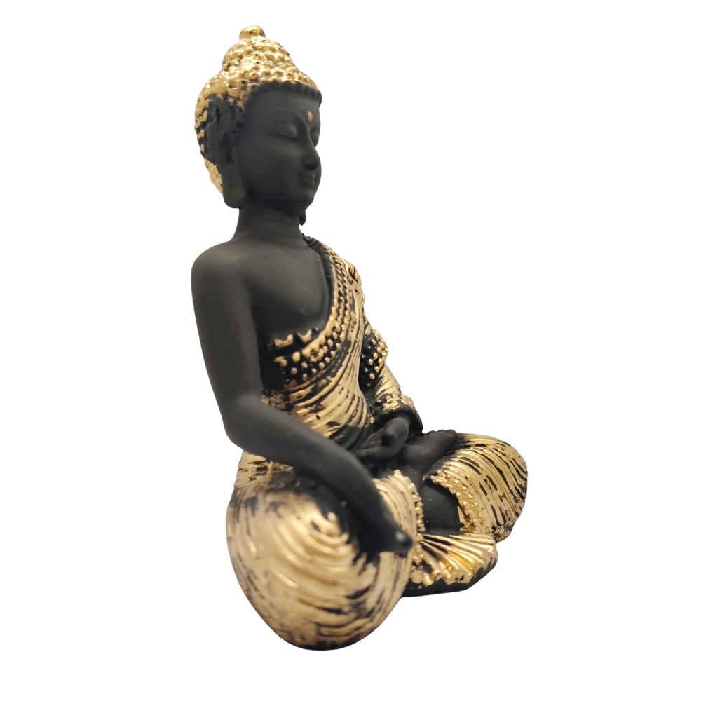 Meditating Buddha Idol in Bhumisparsha Mudra for Home Decor
