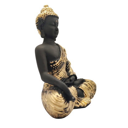 Meditating Buddha Idol in Bhumisparsha Mudra for Home Decor