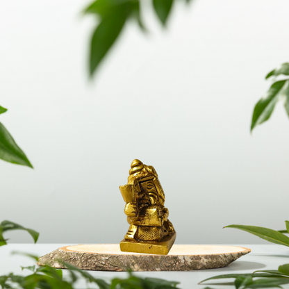 Divine Vighnaharta Ganesha Brass Idol – Remover of Obstacles & Bestower of Success