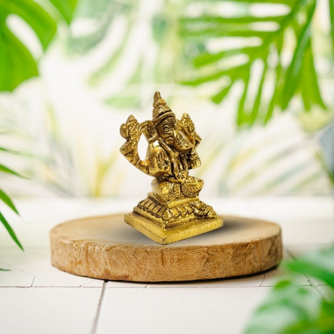 Siddhivinayak Shree Ganesh Brass Idol
