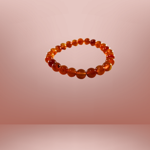 Carnelian Vitality Energy Stone Bracelet