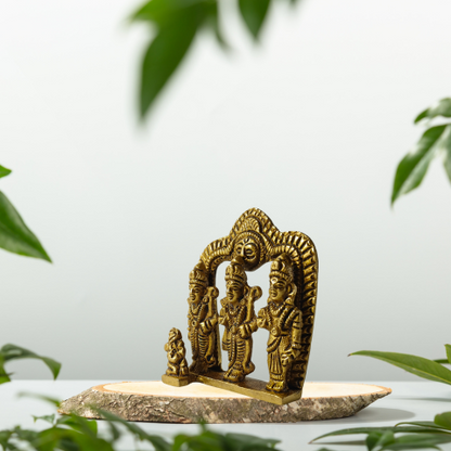 Shree Ram Sita Laxman Divine Brass Statue