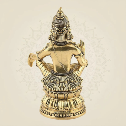 Lord Ayyappa Statue (18 Inch) – Sabarimala Ayyappa Swamy Idol for Home Temple & Mandir Decor