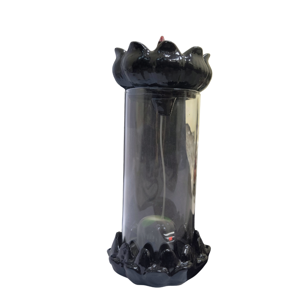 Shivling Smoke Fountain Backflow Incense Burner – Spiritual Waterfall Effect