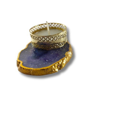 Amethyst Gold Elegance Holder