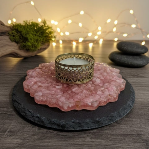 Rose Quartz Glow Tealight
