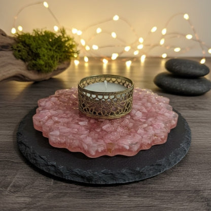 Rose Quartz Glow Tealight