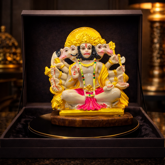 Panchmukhi Hanuman Ji Idol – Powerful Protection Murti for Home & Temple