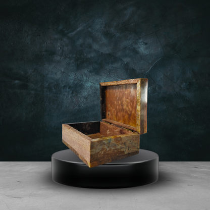 Premium Brown Marble Decorative Storage Box