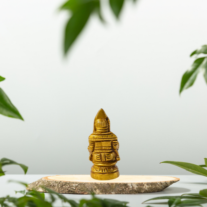 Shubh Dhanadhipati Kuber Brass Idol – Bestower of Fortune & Success