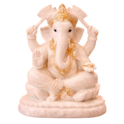 Divine Ganpati Bappa Murti for Home Mandir & Office Decor