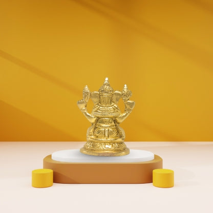 Divine Siddhivinayak Brass Ganesh Idol – Blessings of Wisdom & Prosperity