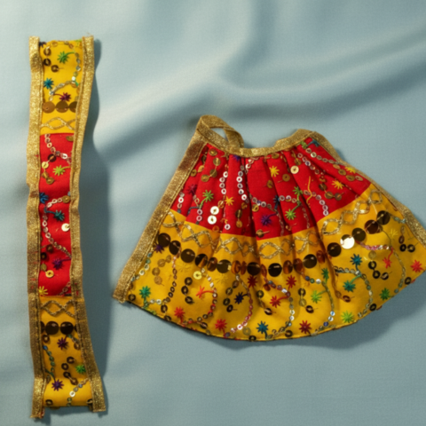 Sacred Lord Kuber Vastra – Traditional Golden Ensemble