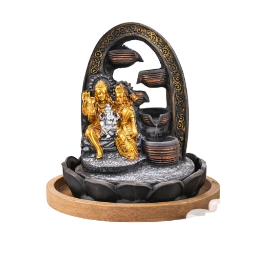 Shiv Parvati Water Fountain for Home Decor