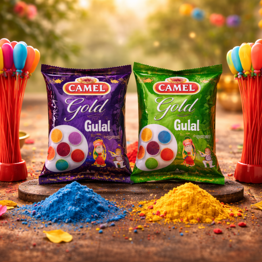 Emerald Royale Holi Gift Hamper – 2 Premium Gulal & Water Balloon Pack