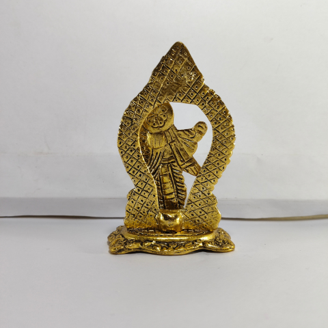 Shree Radha Krishna Premium Gold Idol for Puja