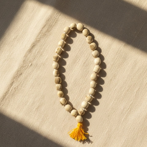 Sacred Tulsi Japa Mala For Mantra  Prayer & Meditation