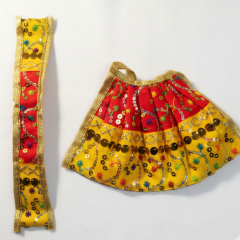 Sacred Lord Kuber Vastra – Traditional Golden Ensemble