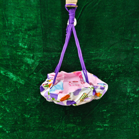 Floral Decorative Hanging Jhula for Home & Pooja Decor