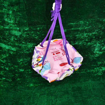 Floral Decorative Hanging Jhula for Home & Pooja Decor