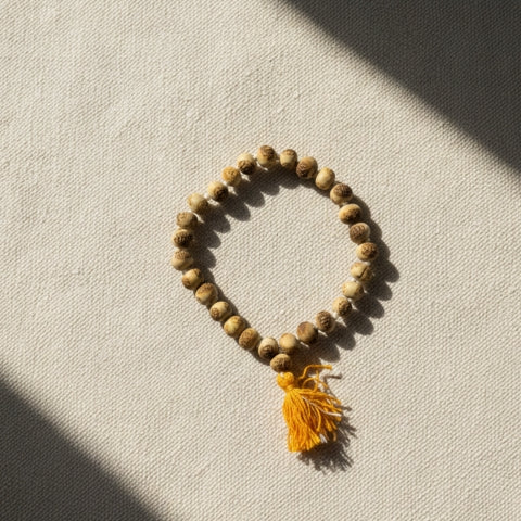 Divine Tulsi Ram Japa Mala For Mantra with 108+1 Beads