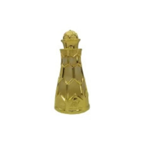 Farah Designer Gold Ittar Bottle – Honeycomb Pattern