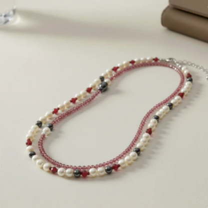 Regal Charm Pearl & Gem Combo  (2 Piece Set)