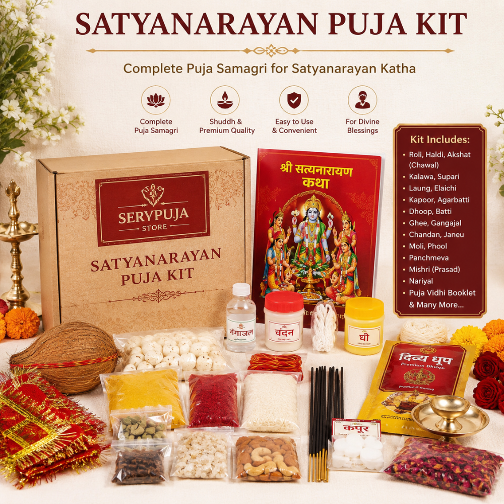 Divine Satyanarayan Puja Kit for Katha, Vrat & Blessings of Lord Vishnu