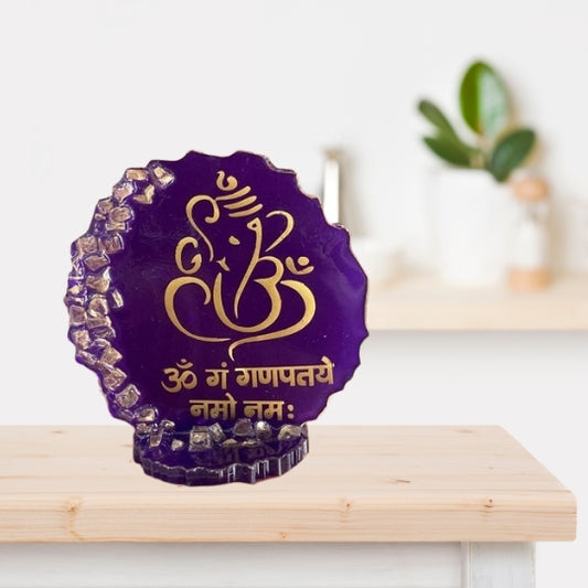Aaradhya Agate Ganesha Display Stand