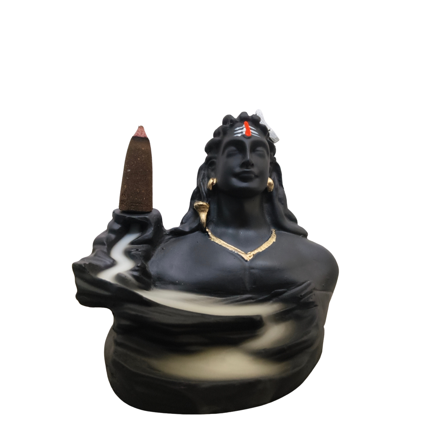 Adiyogi Shiva Smoke Fountain Incense Burner