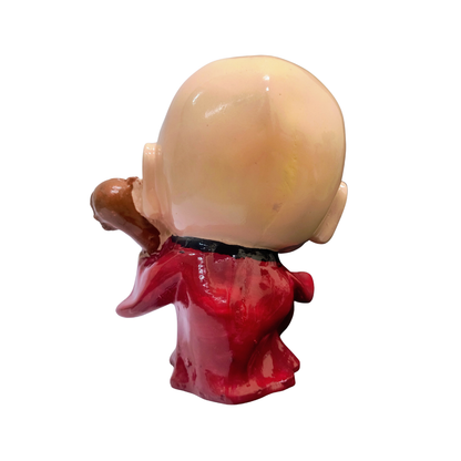 Smiling Monk Musical Buddha Showpiece – Peace & Positivity Home Decor