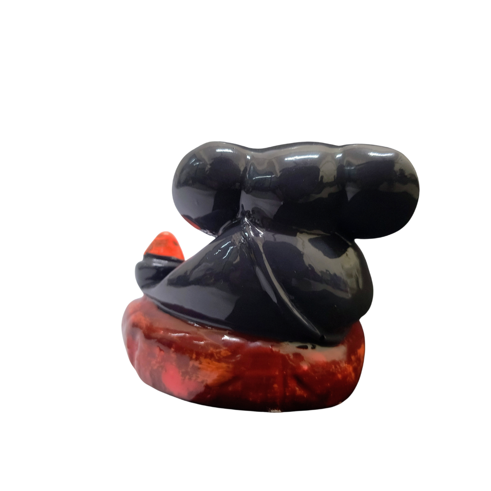Modern Black Ganesha Idol with Modak – Luxury Vastu & Home Decor Showpiece