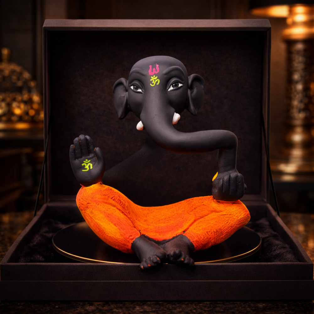 Resin Floating Ganesha Statues Decorative Showpiece