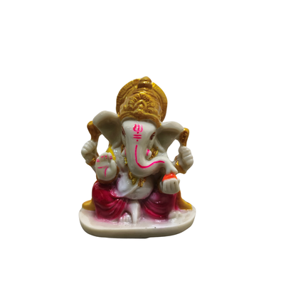 Lord Ganesha Polyresin Idol for Home & Office | Ganpati Bappa Murti for Prosperity & Success